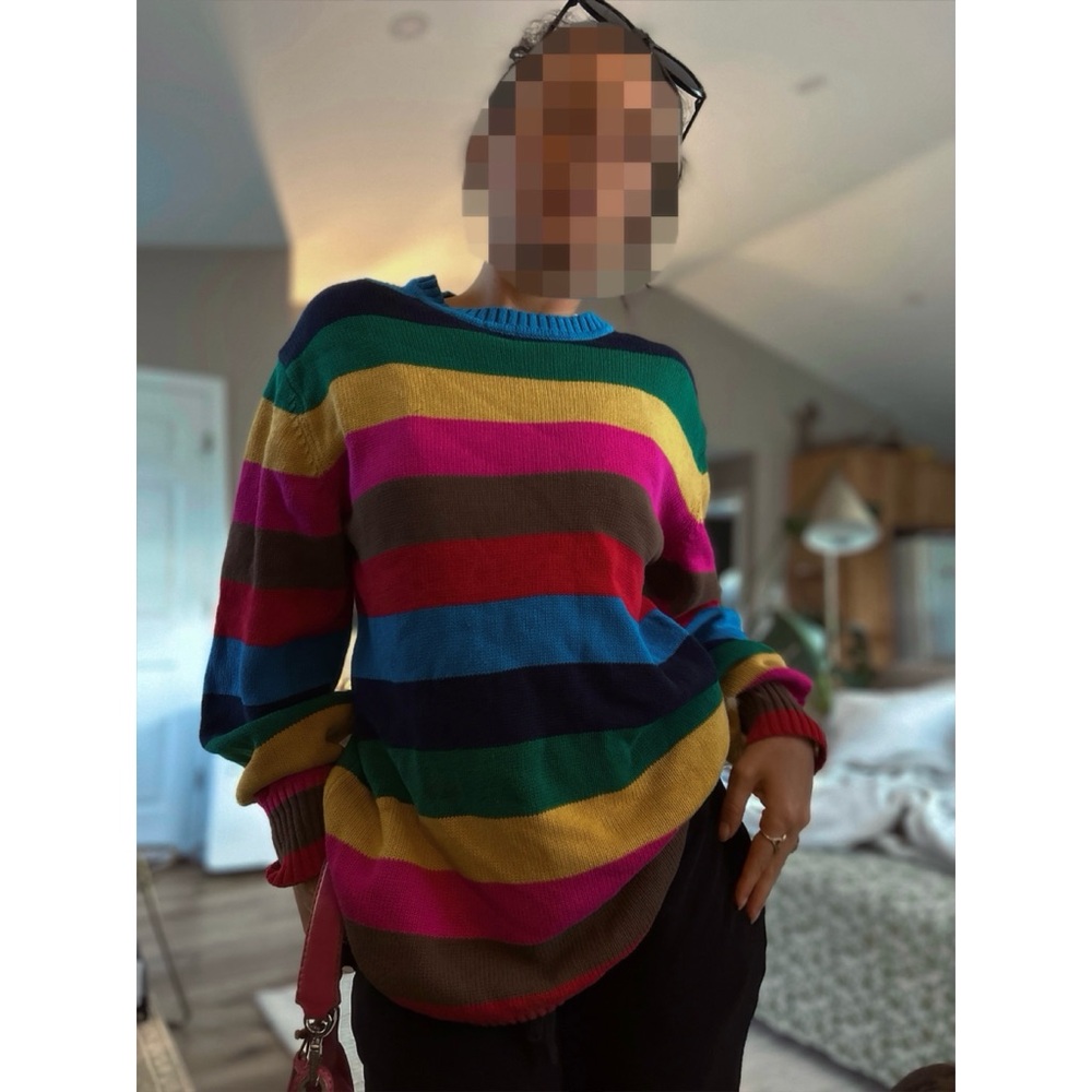 Vintage 90s Gap Striped Crewneck
